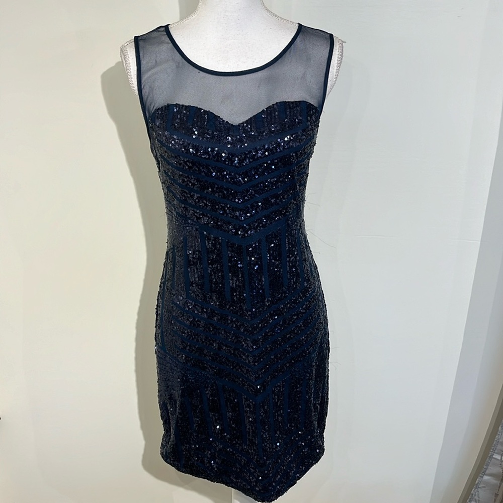 Deb Sequin Formal Dress